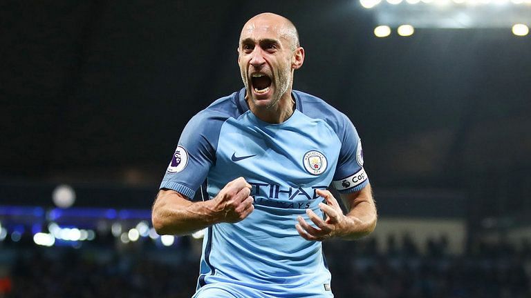 Zabaleta won the Premier League with Manchester City.